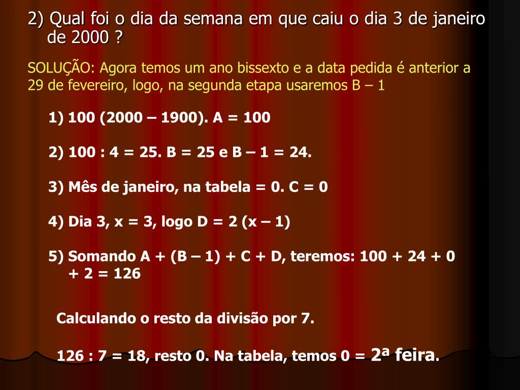 PPT - Em que dia da semana você nasceu? PowerPoint Presentation, free ...