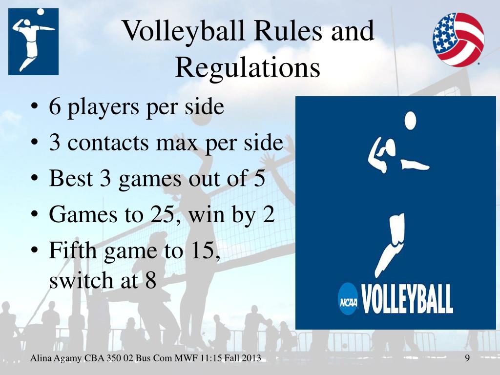 Volleyball Rules And Regulations L 