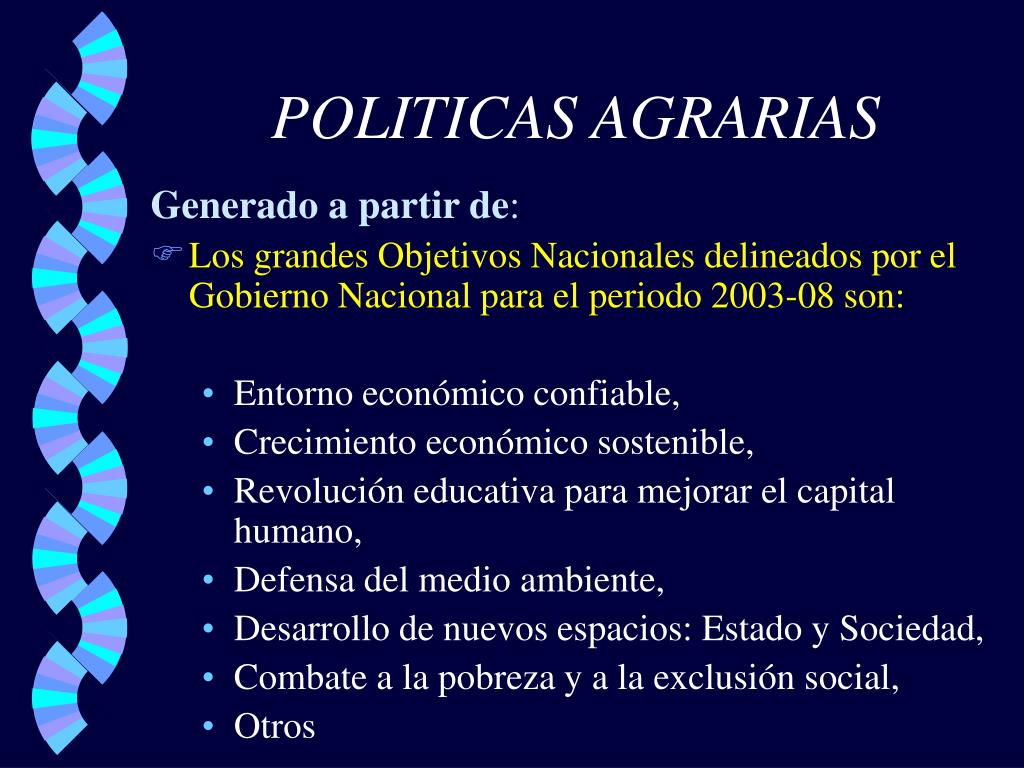 PPT - POLITICAS AGRARIAS PowerPoint Presentation, free download - ID