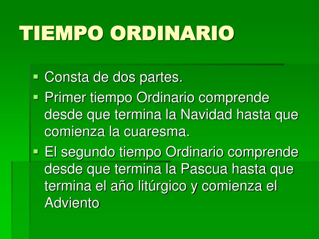 PPT EL AÑO LITÚRGICO PowerPoint Presentation, free download ID5054170