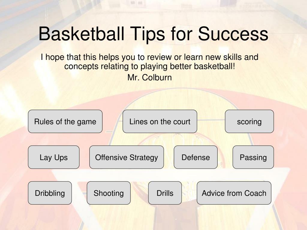 basket ball tips