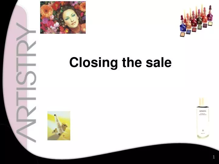 closing the sale n.