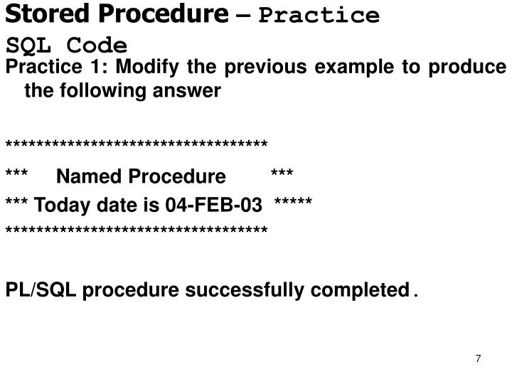 PPT - Oracle stored procedures functions PowerPoint Presentation - ID ...