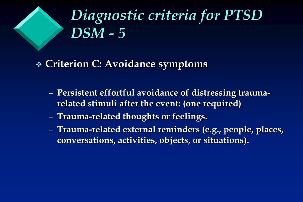 History of PTSD and Trauma Diagnoses - Shell shock to the DSM