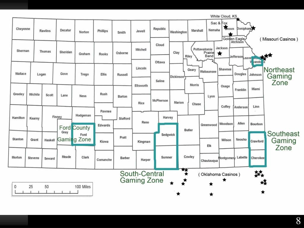 PPT The Market Potential of the Four Gaming Zones of Kansas