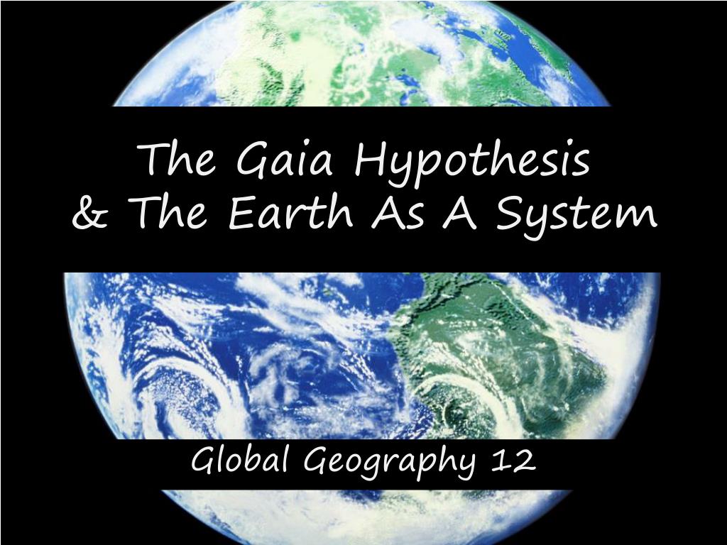 define gaia hypothesis