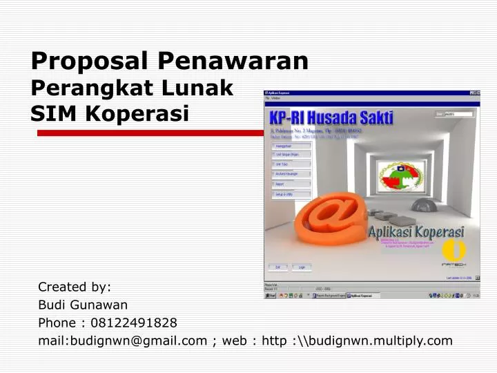 Ppt Proposal Penawaran Perangkat Lunak Sim Koperasi Powerpoint Presentation Id 5064531