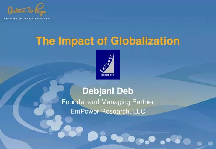 the impact of globalization n.