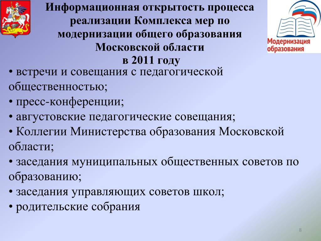 Государственная программа образование подмосковье