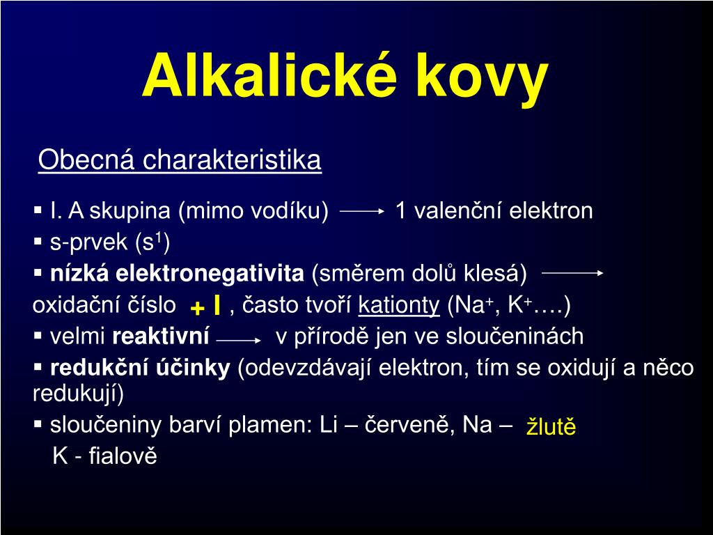 PPT - Alkalické kovy PowerPoint Presentation, free download - ID:5065975