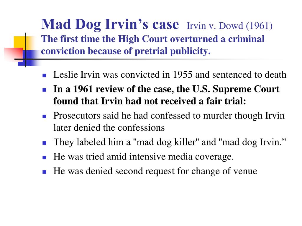 Ppt Fair Trial Free Press Chapter 7 Powerpoint