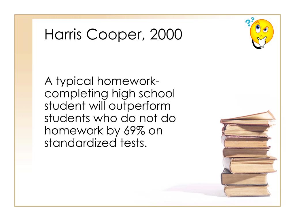 harris cooper homework research