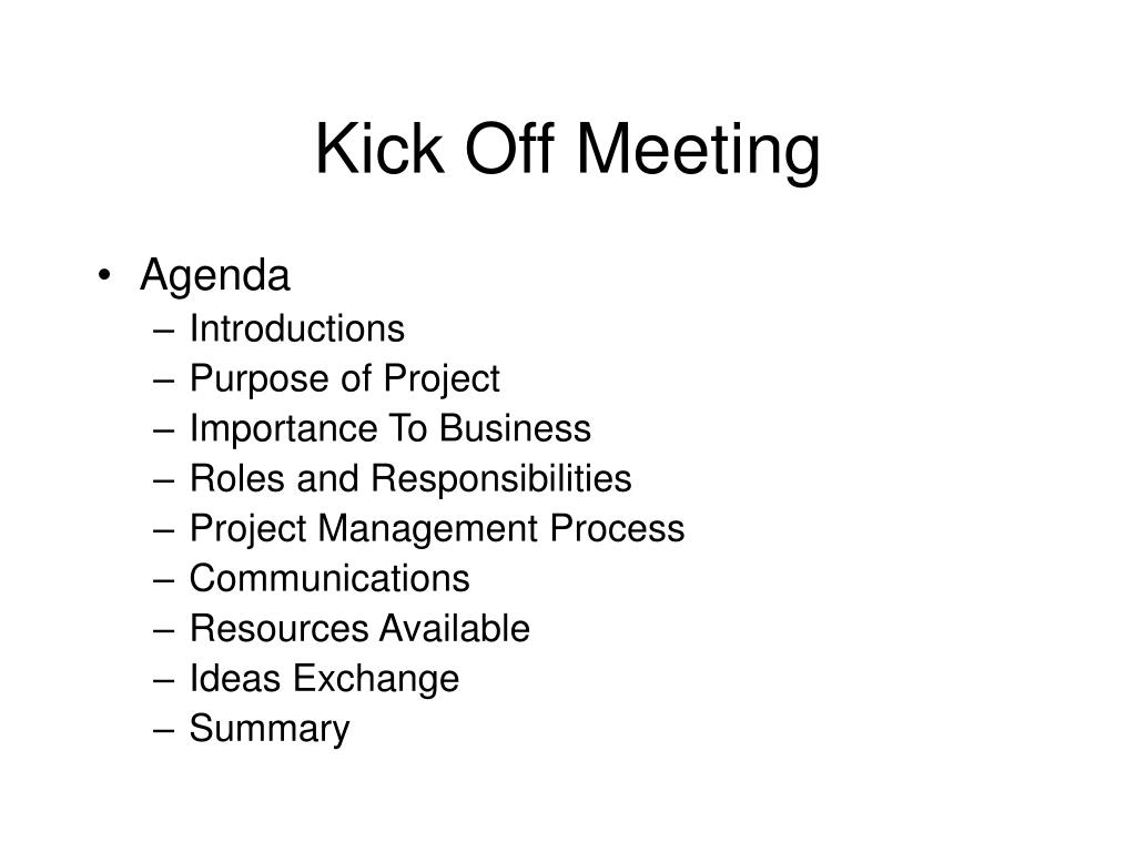 PPT - Kick Off Meeting PowerPoint Presentation, free download - ID Throughout Project Kickoff Meeting Presentation Template