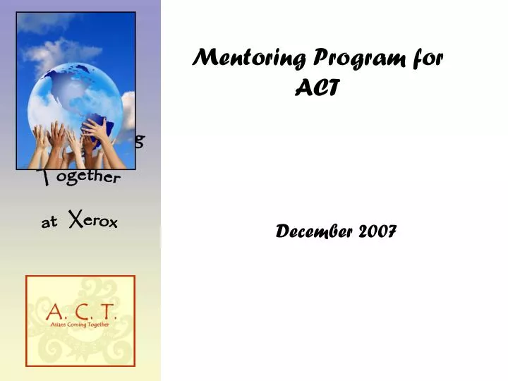 mentoring program for act n.
