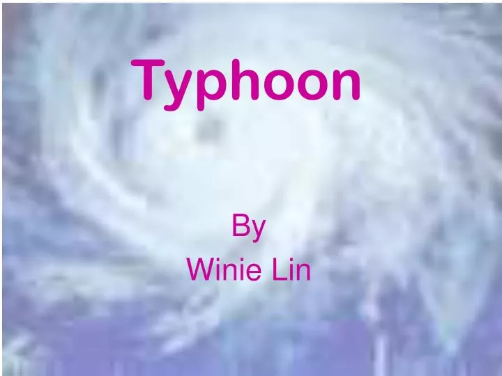 typhoon n.