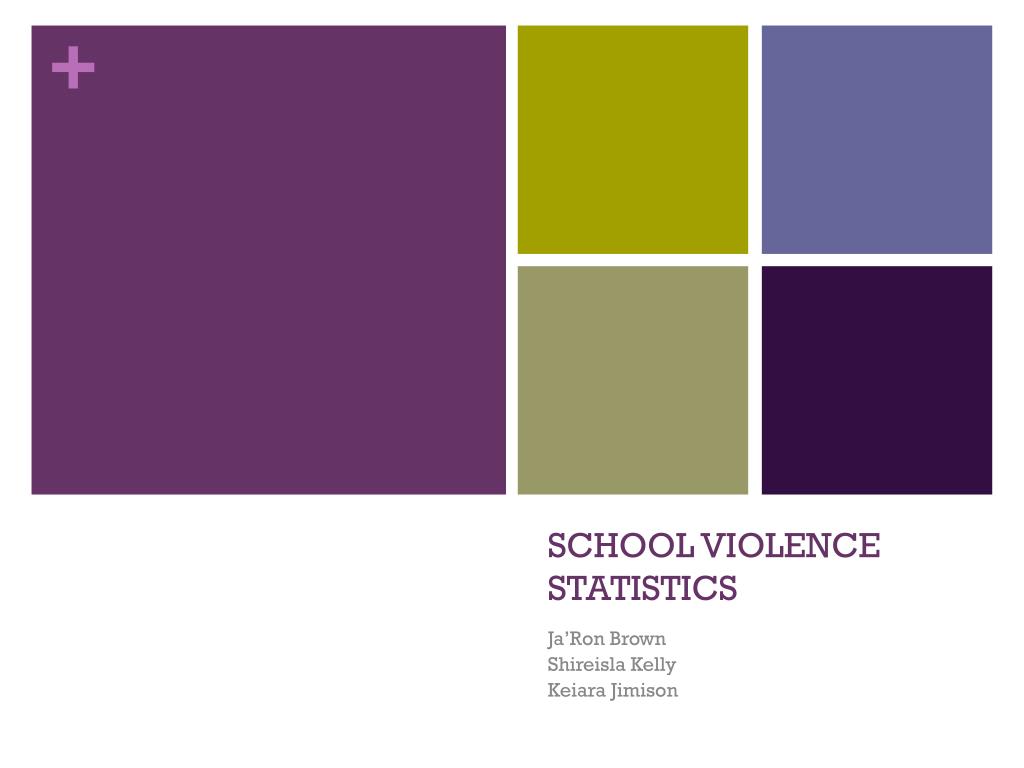 PPT SCHOOL VIOLENCE STATISTICS PowerPoint Presentation, free download