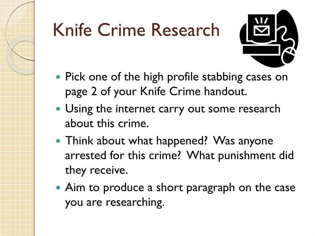 case study about knife crime