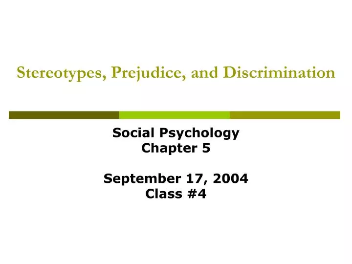 prejudice and stereotyping in society Stereotypes and prejudice people often meet in image long before they meet in person the newsman walter lippman spoke of stereotypes as the “pictures in our heads. prejudice and stereotyping in society Stereotypes and prejudice people often meet in image long before they meet in person the newsman walter lippman spoke of stereotypes as the “pictures in our heads.