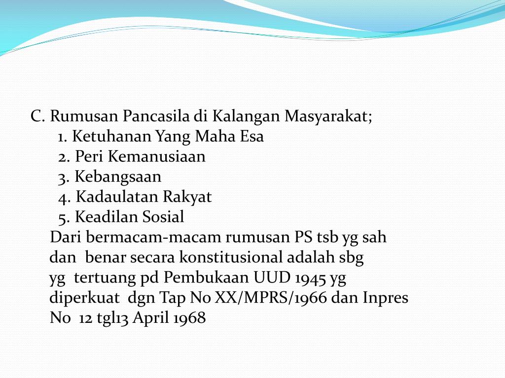 PPT PENDIDIKAN PANCASILA dosen; Drs. I Gusti Ngurah S