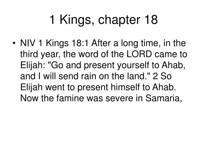1 kings chapter 18 n.