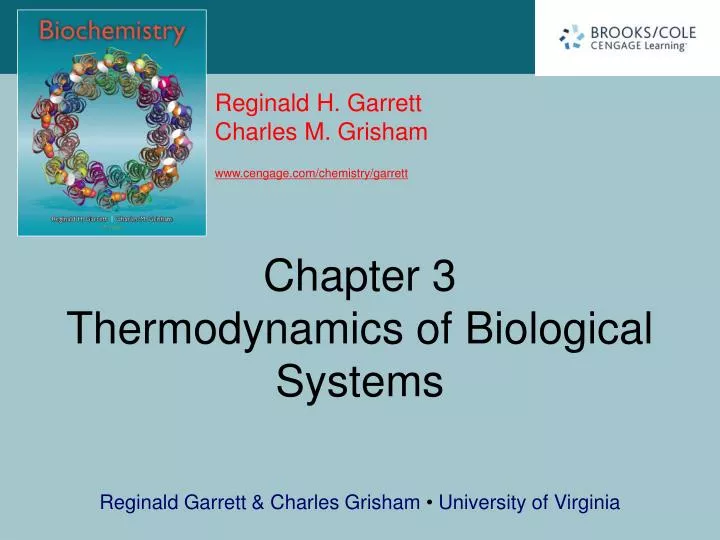 Ppt Chapter 3 Thermodynamics Of Biological Systems - 