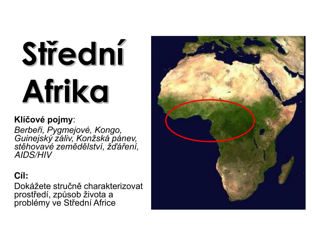 PPT - Předmět : Zeměpis Ročník : 7. Téma : Střední Afrika Autor : Mgr. Eva  Vyskočilová PowerPoint Presentation - ID:5071550