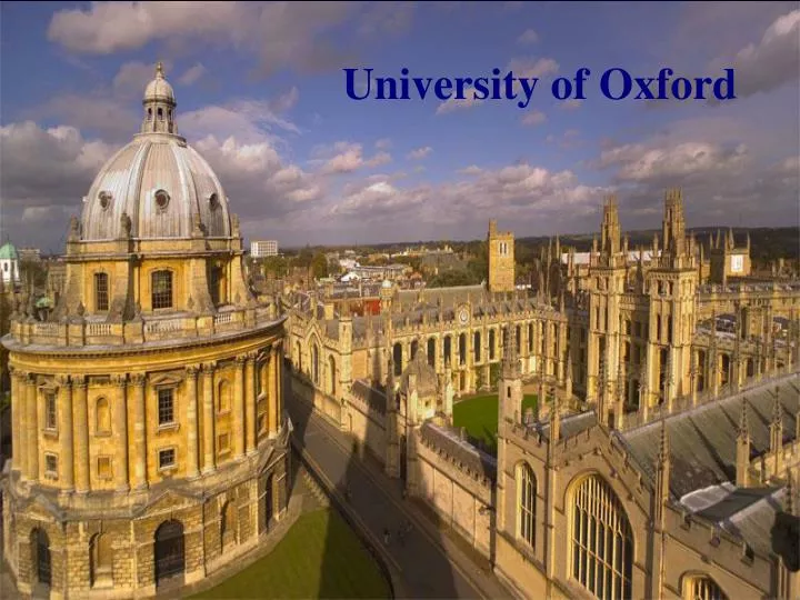 presentation oxford university