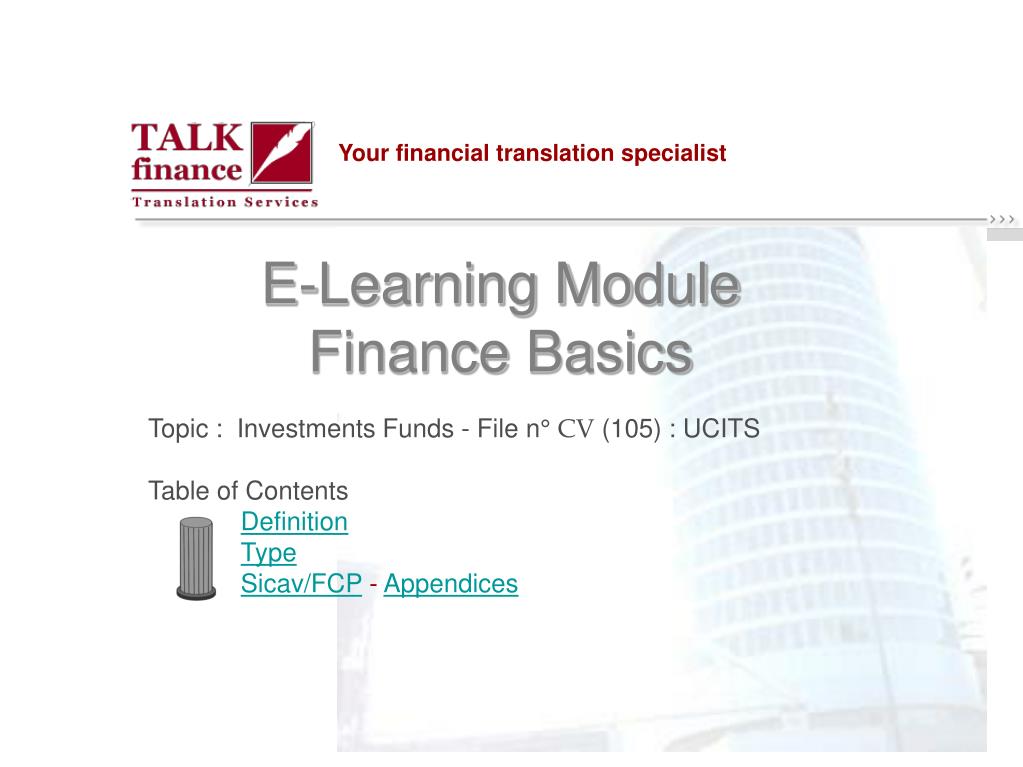 Finance Basics