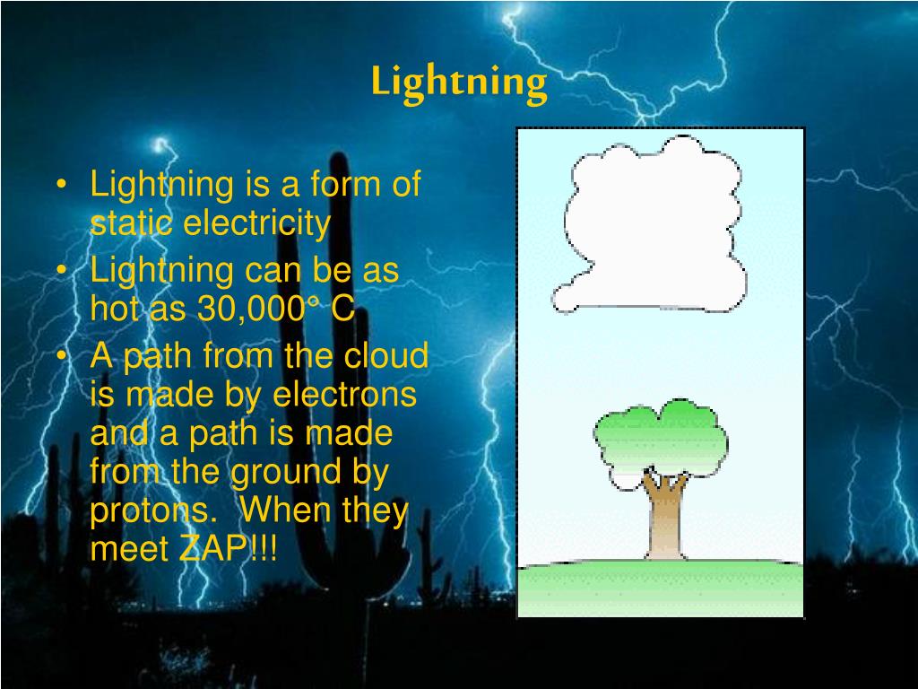 PPT - How Lightning and Static Electricity are Related PowerPoint  Presentation - ID:5075996