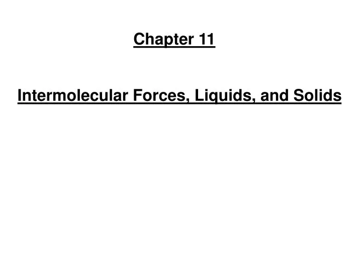 intermolecular forces liquids and solids n.