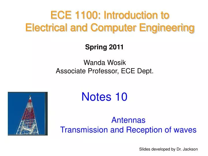 ece 1100 introduction to electrical and computer engineering n.