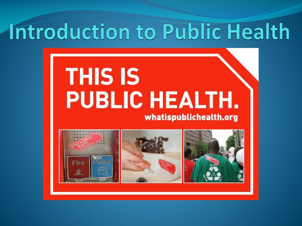 presentation on public health