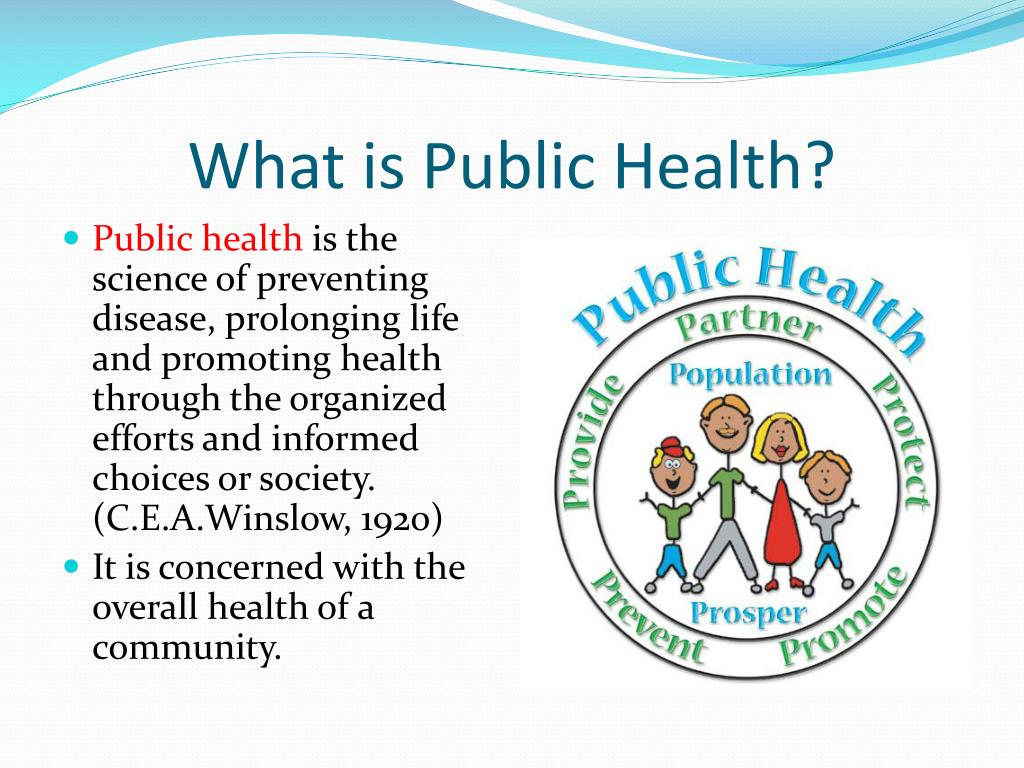 what is public health presentation