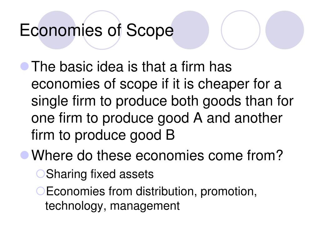PPT - Economies of Scope PowerPoint Presentation, free download - ID:5078936