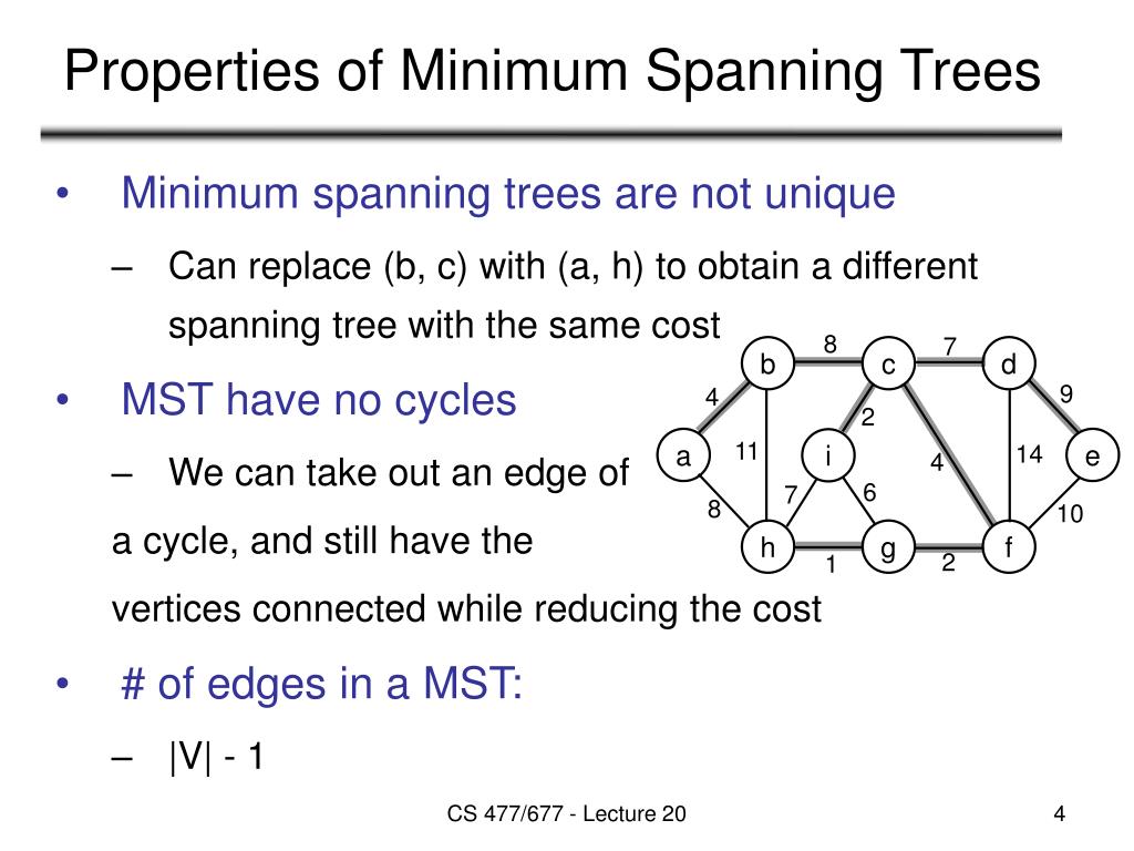 PPT - Minimum Spanning Trees PowerPoint Presentation, free