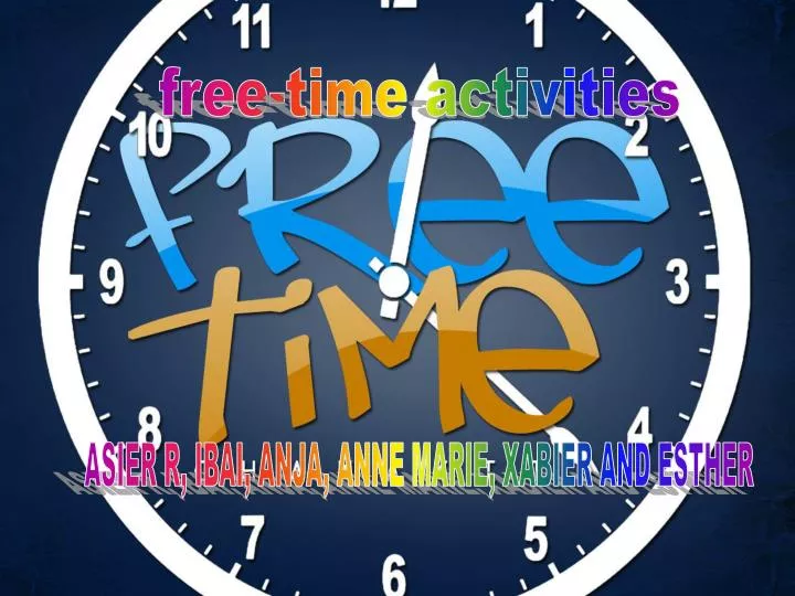 free time activities presentation