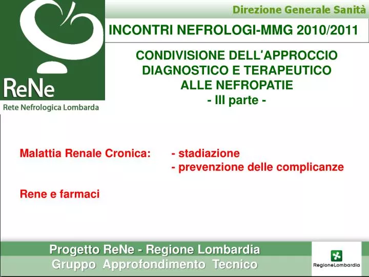 CKD incontri