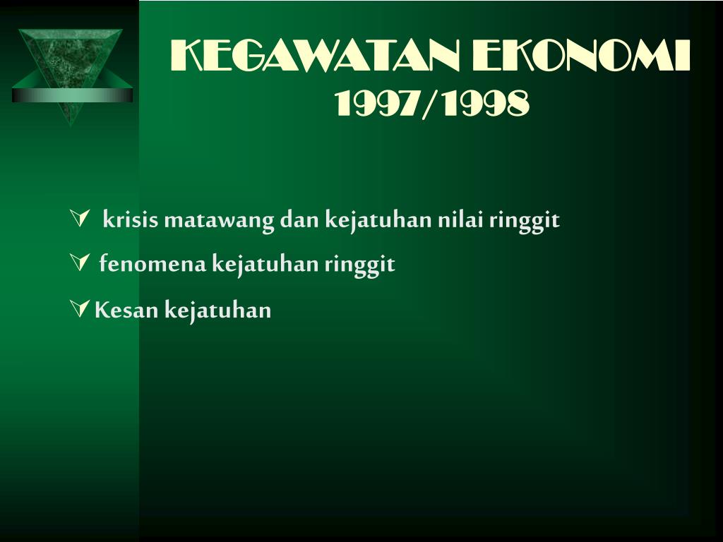 kegawatan ekonomi in english