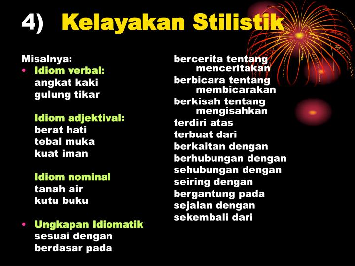 Contoh Kalimat Tebal Muka Aneka Contoh
