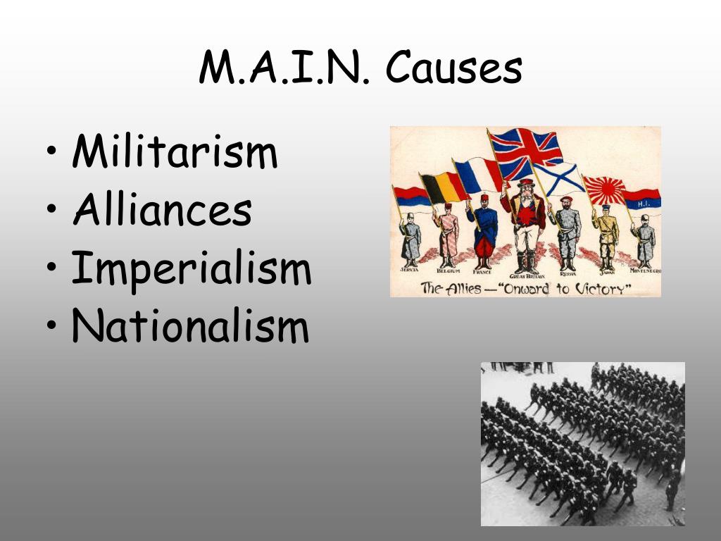 Ppt Main Causes Of Wwi Powerpoint Presentation Free Download