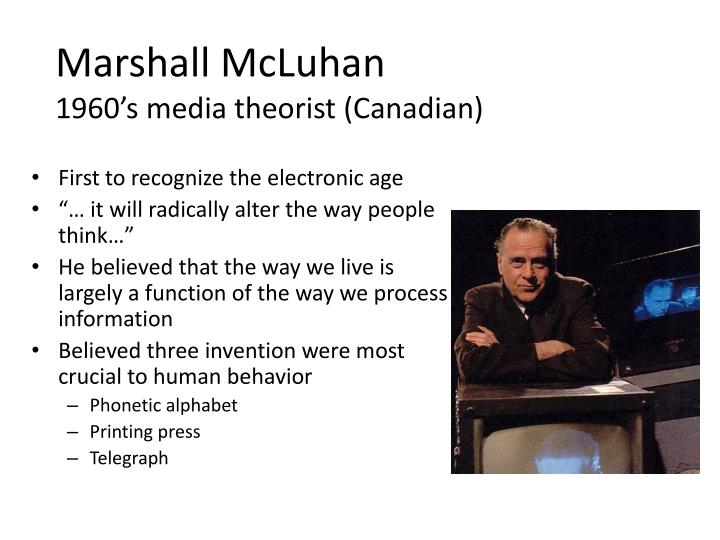 understanding marshall mcluhans theories understanding marshall mcluhans theories