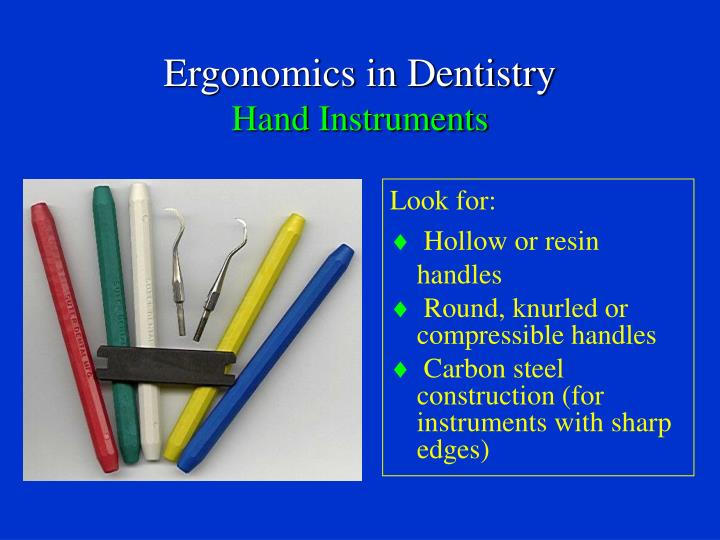 PPT Ergonomic Applications to Dental Practice PowerPoint Presentation