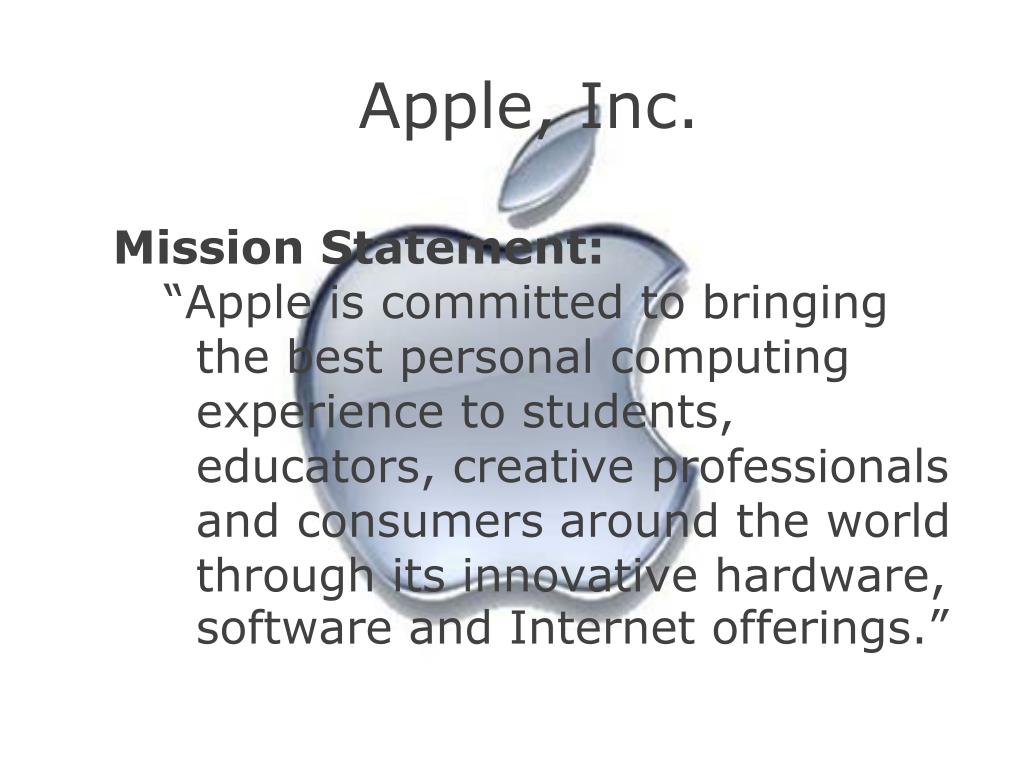 apple presentation of the company