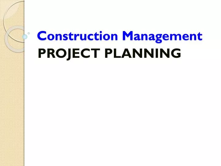 Bar Chart In Construction Management Ppt
