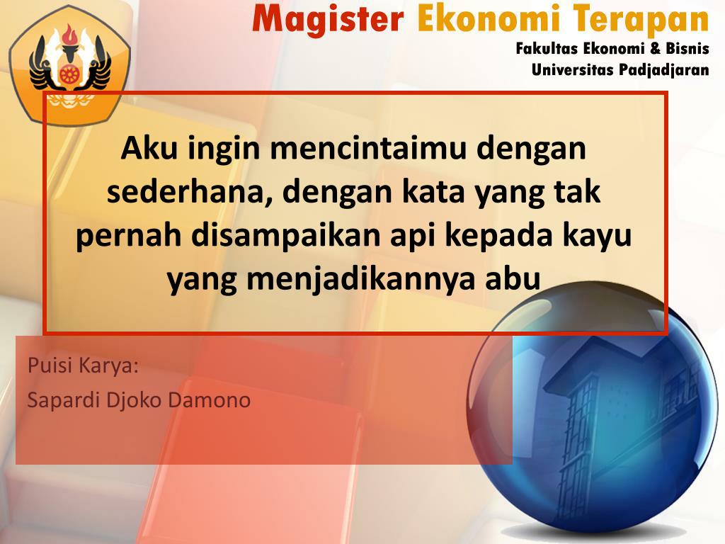 Gratis Unduh Gambar Ppt Puisi Karya Sapardi Djoko Damono Powerpoint Presentation Terbaru oleh Cikimm