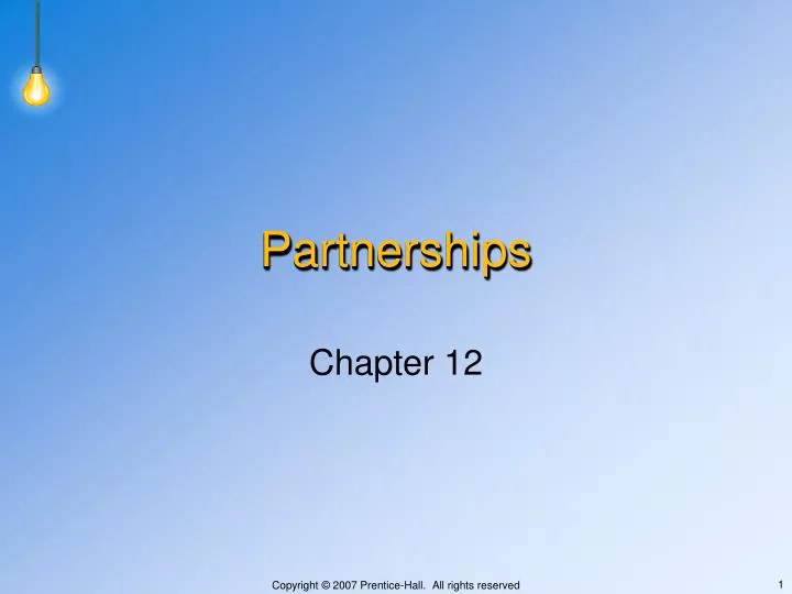 partnerships n.