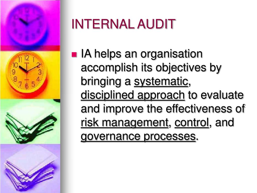 presentation for internal audit