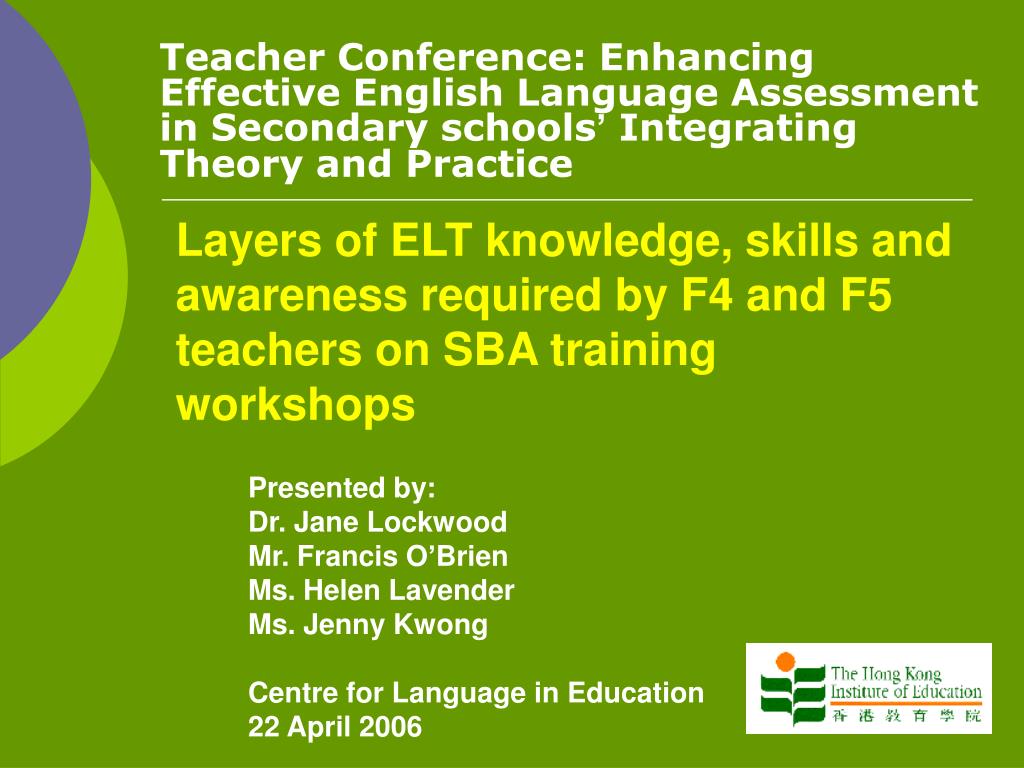 PPT Presented by Dr. Jane Lockwood Mr. Francis O’Brien Ms. Helen