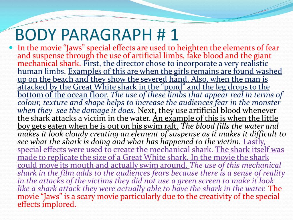 how to write a body paragraph in an analytical essay