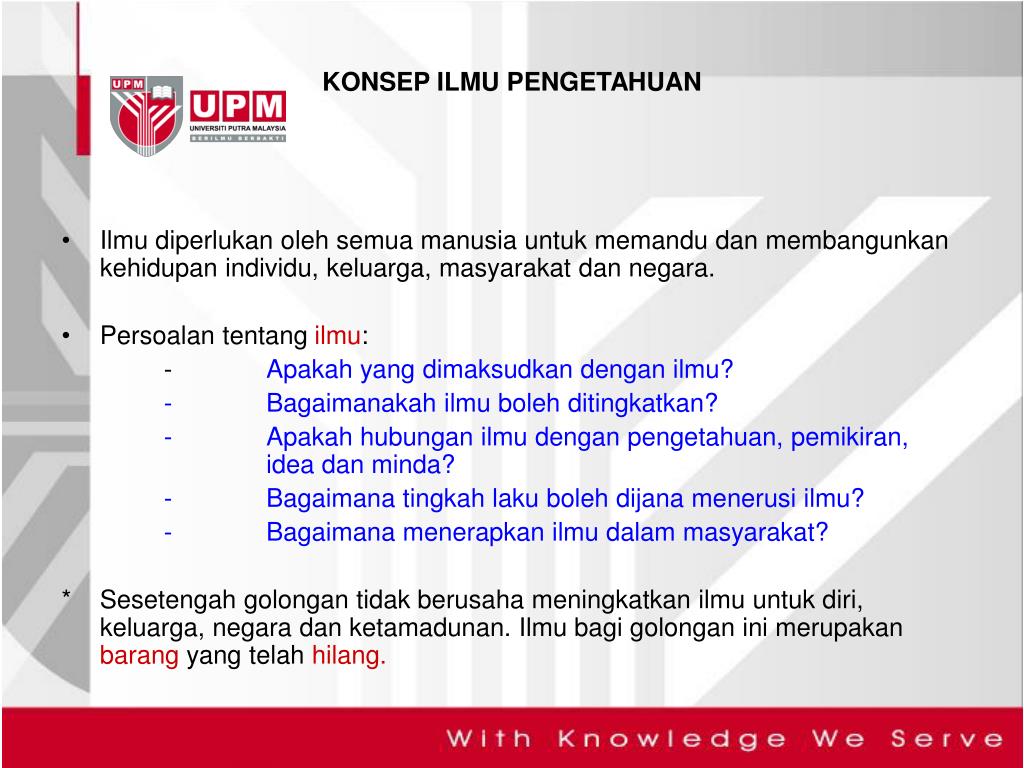 PPT - KONSEP ILMU PENGETAHUAN PowerPoint Presentation, Free Download ...